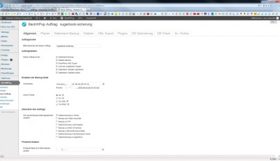 WordPress Datensicherung Plugin BackWPup