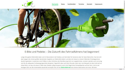 E-Bike, Pedelec und S-Pedelecs Infoseite